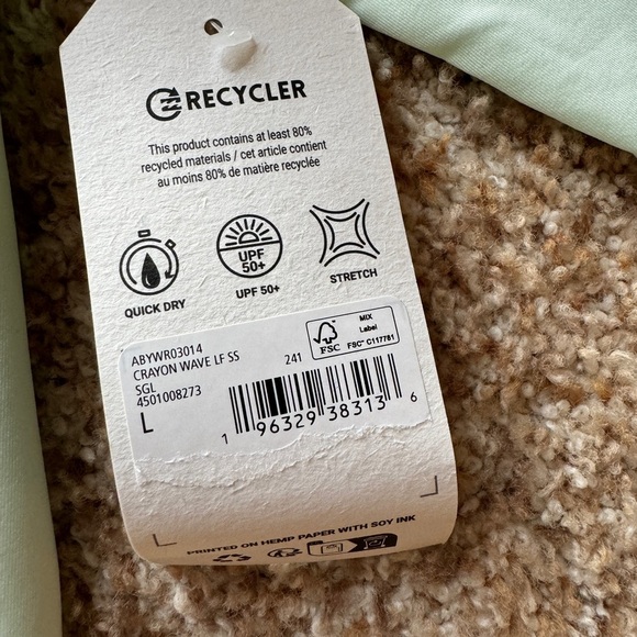 NWT  Men’s Billabong UV Shirt size large - Picture 3 of 4